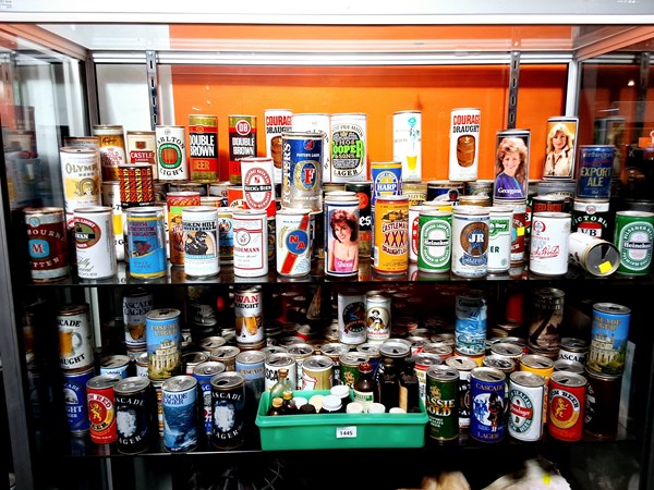 Lot 1445 - BEER CAN COLLECTION