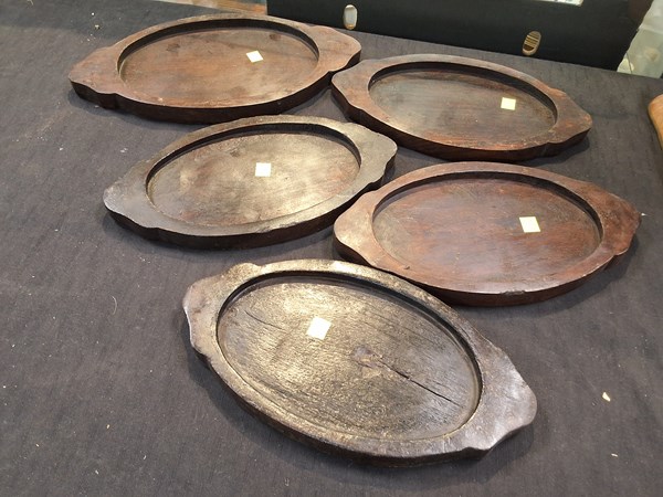 Lot 1393 - SERVING TRAYS