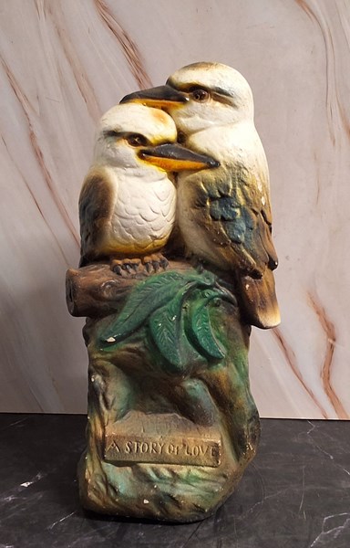 Lot 1218 - PLASTER KOOKABURRAS