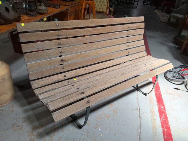 Lot 428 - GARDEN BENCH