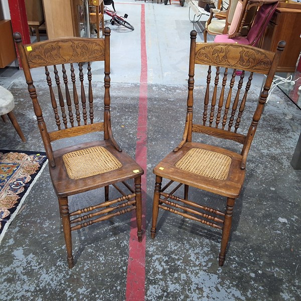 Lot 69 - COUNTRY STYLE CHAIRS