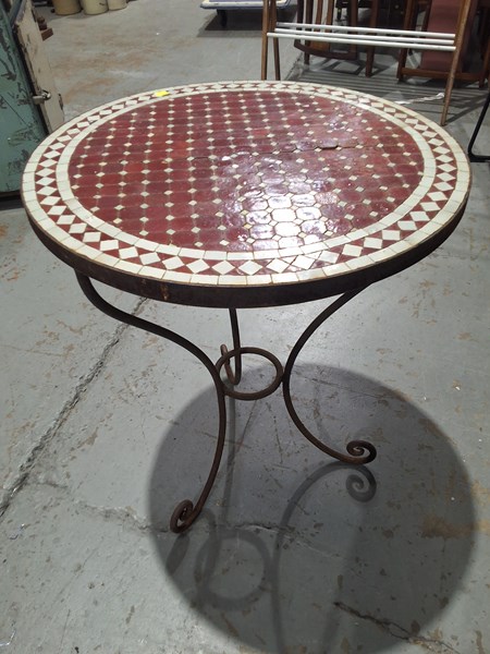 Lot 365 - GARDEN TABLE