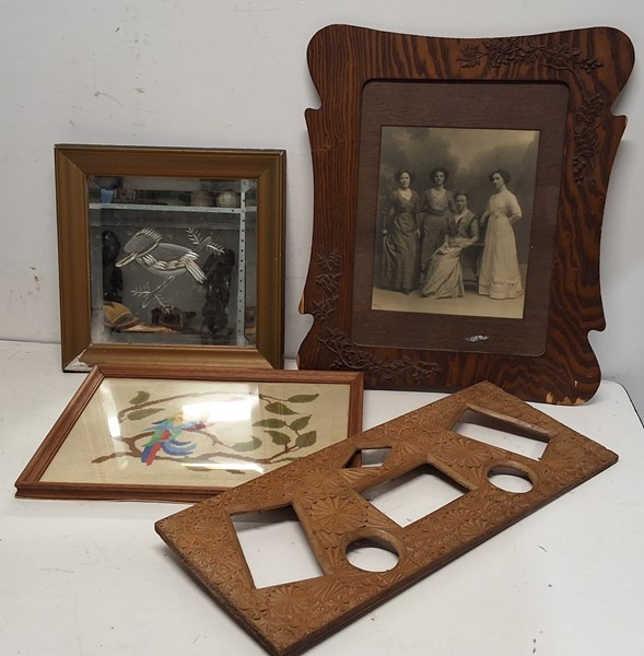 Lot 1494 - FRAMES & MIRROR