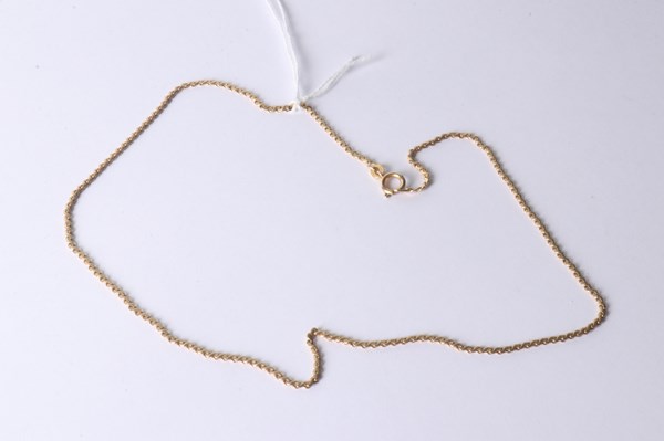 Lot 1061 - GOLD NECKLACE