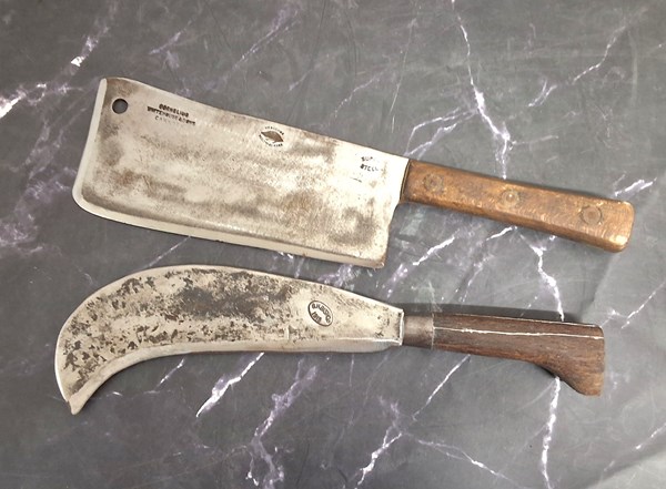 Lot 1297 - CLEAVER & BILLHOOK