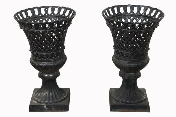 Lot 10 - PAIR OF URNS