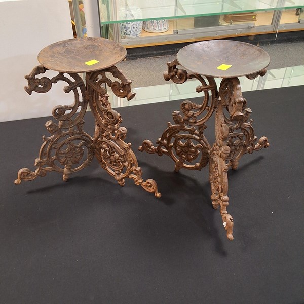 Lot 1308 - CANDLE STANDS