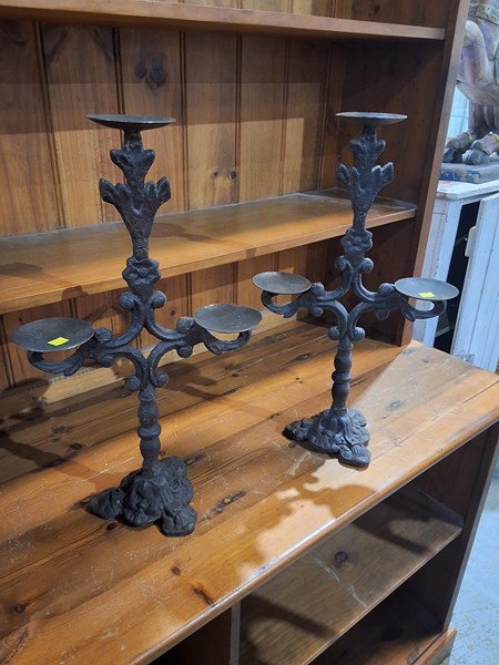 Lot 298 - CANDLE STANDS