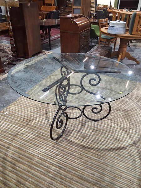 Lot 105 - CONSERVATORY TABLE