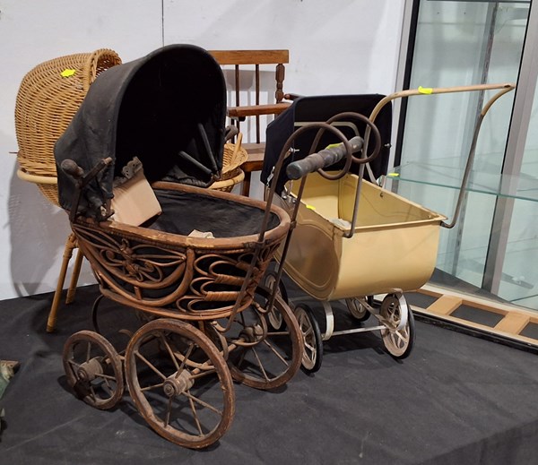 Lot 1379 - DOLLS PRAMS