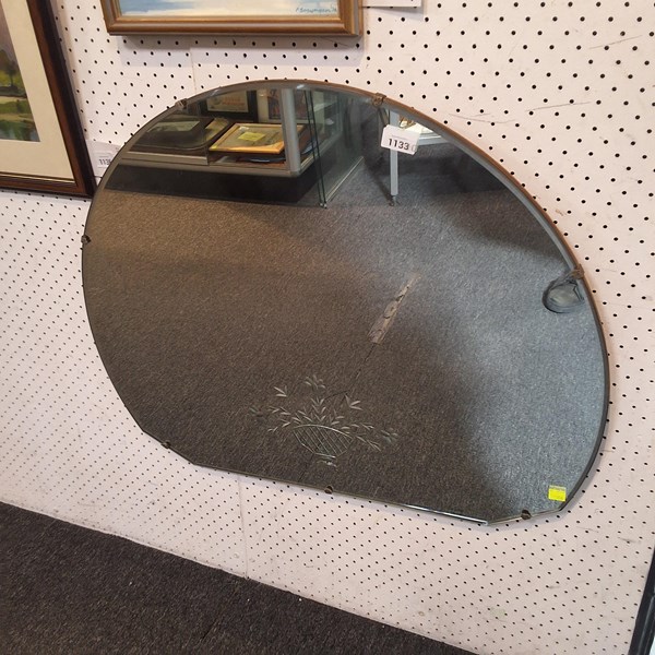 Lot 1133 - WALL MIRROR