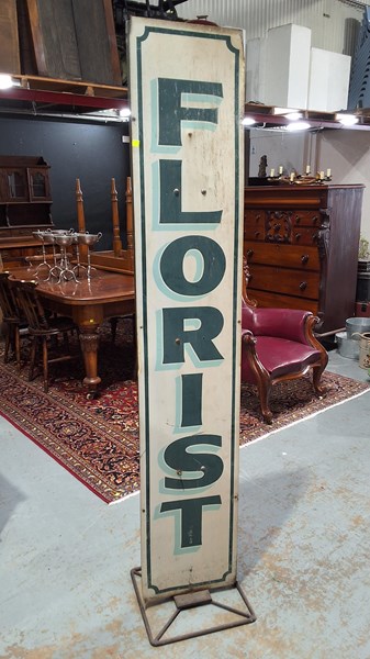 Lot 355 - FLORIST SIGN