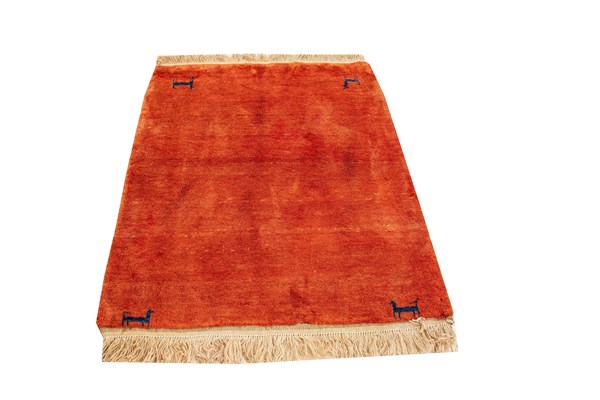 Lot 25 - PERSIAN GABBEH RUG