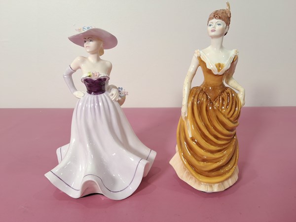 Lot 1233 - COALPORT FIGURES (2)