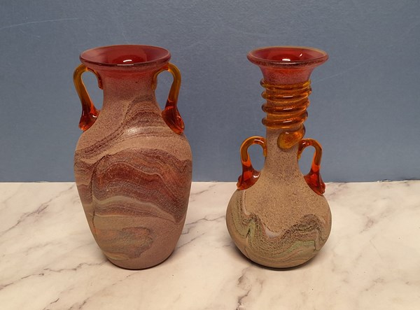 Lot 1333 - ART GLASS VASES