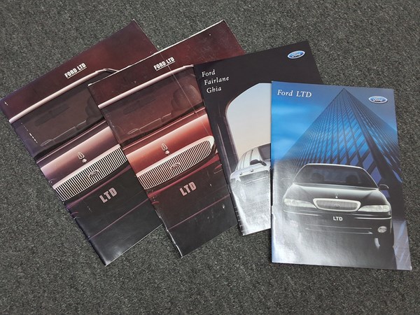 Lot 1202 - CAR BROCHURES