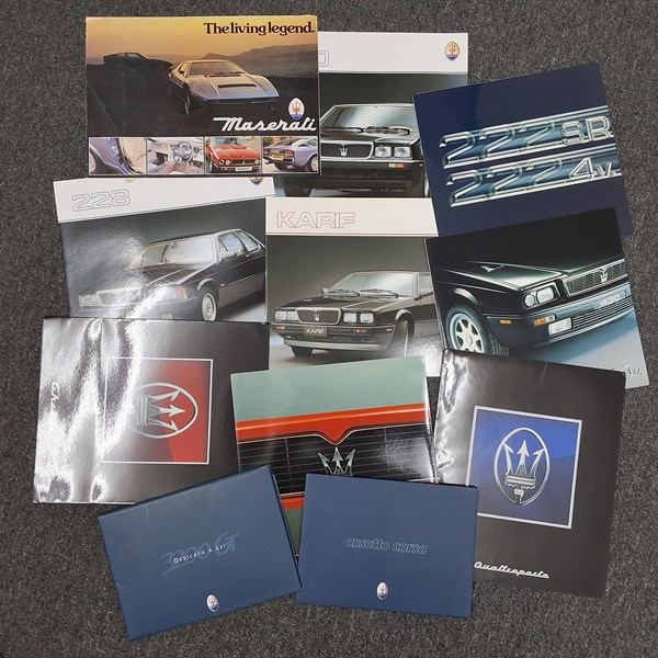 Lot 1198 - CAR BROCHURES