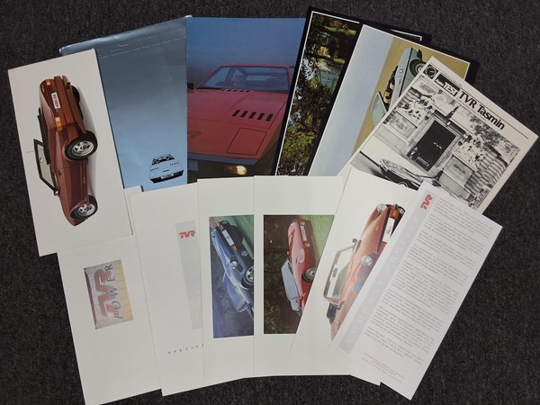 Lot 1196 - CAR BROCHURES