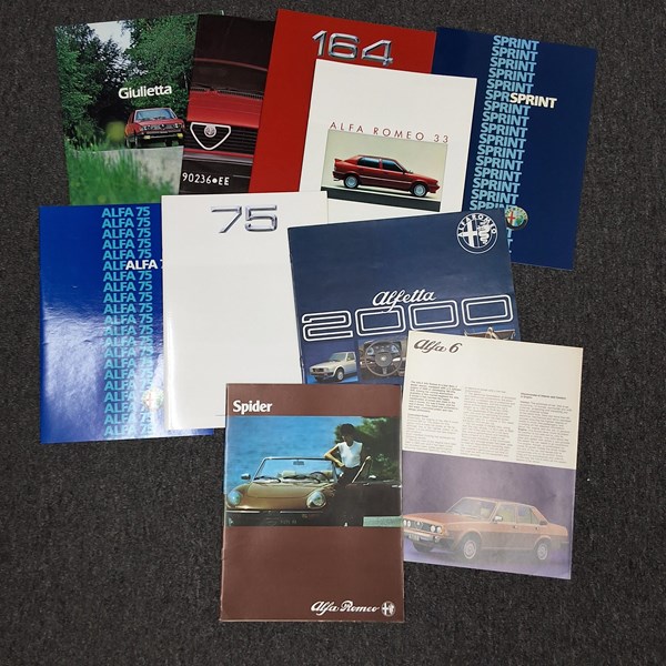 Lot 1194 - CAR BROCHURES