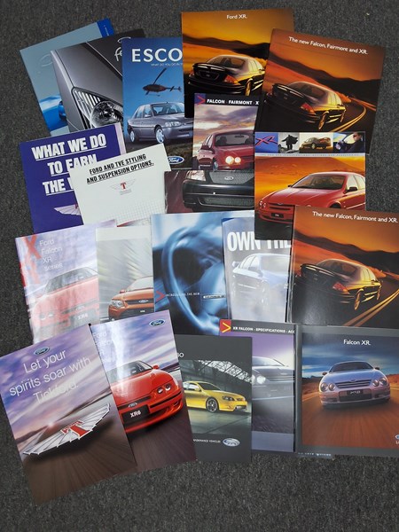 Lot 1216 - CAR BROCHURES