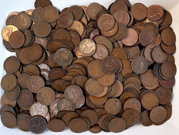 Lot 1256 - COPPER COINS