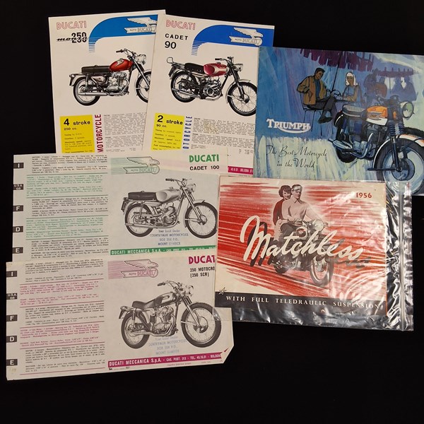 Lot 1208 - MOTORCYCLE BROCHURES