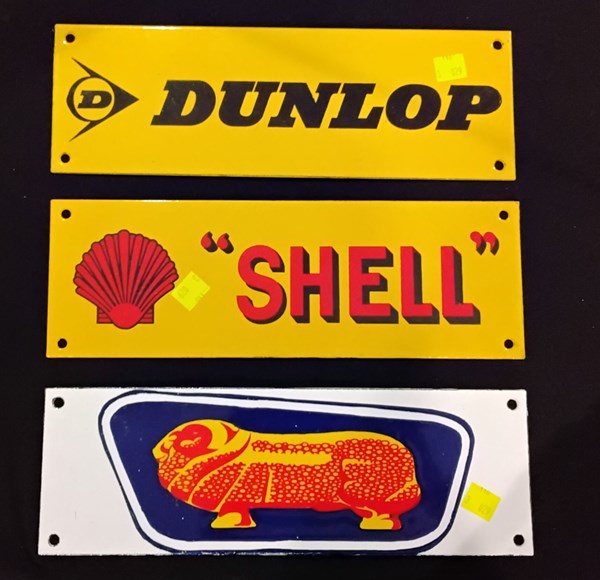 Lot 1201 - ENAMEL SIGNS