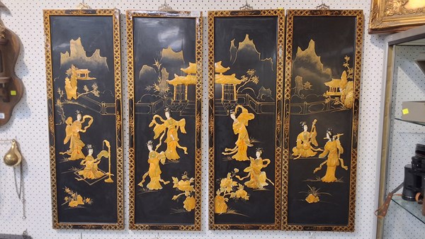 Lot 1112 - ORIENTAL PANELS