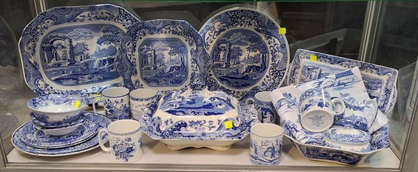 Lot 1373 - SPODE BLUE ITALIAN