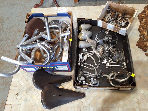 Lot 457 - FRENCH BICYCLE PARTS