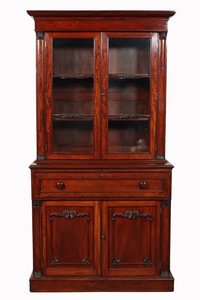 Lot 41 - SECRETAIRE BOOKCASE