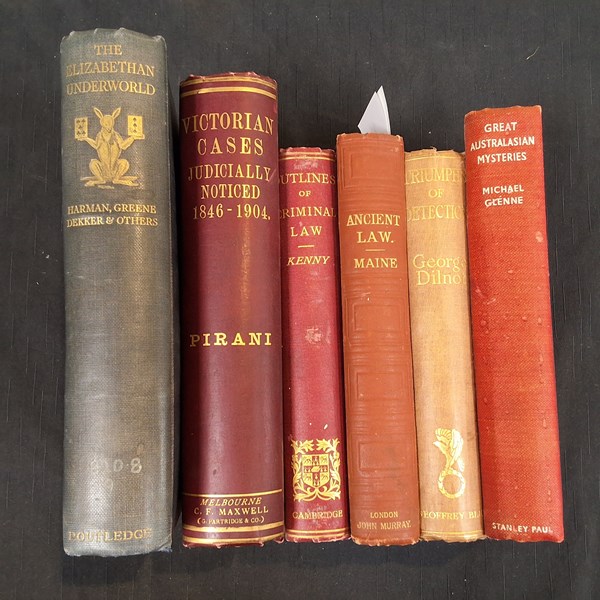 Lot 1240 - VINTAGE LAW AND CRIME.