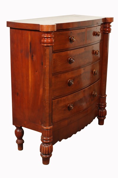 Lot 55 - SCOTTISH CHEST OF DRAWERS