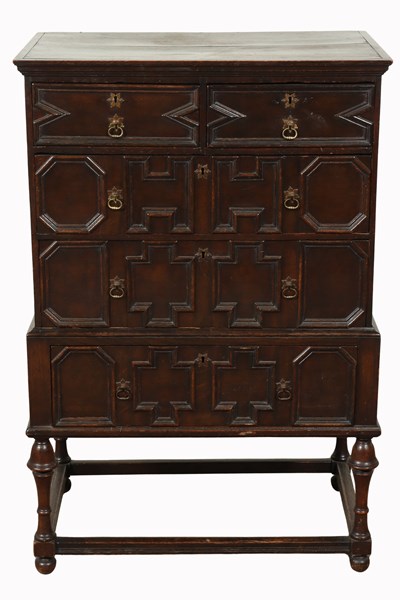 Lot 142 - CHEST OF DRAWERS ON STAND