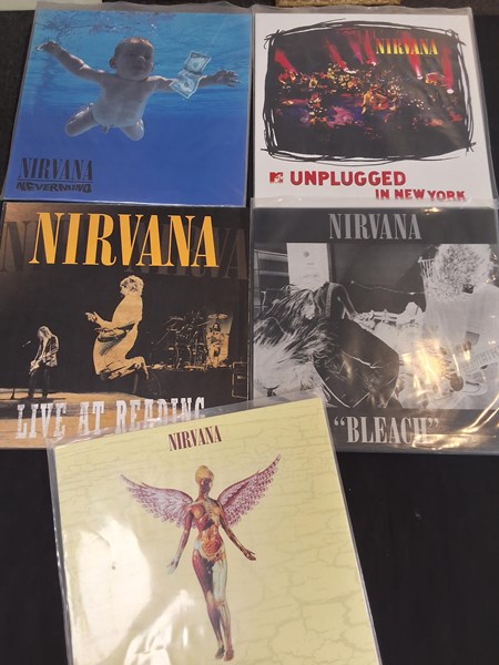 Lot 1169 - NIRVANA VINYL RECORDS