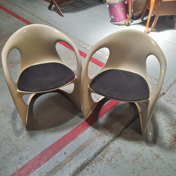 Lot 242 - PAIR OF CASALA CHAIRS