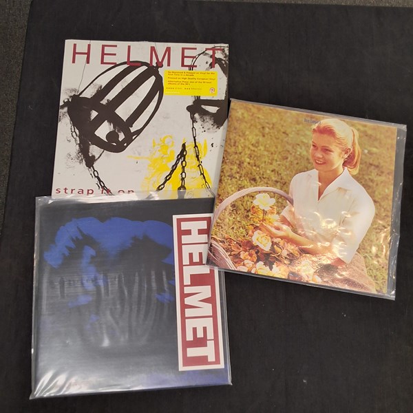 Lot 1135 - HELMET LP RECORDS