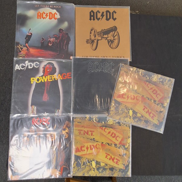 Lot 1170 - ACDC VINYL RECORDS