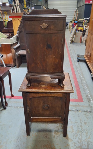 Lot 244 - BEDSIDE CUPBOARDS