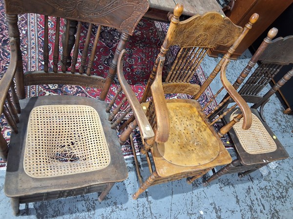 Lot 40 - SPINDLEBACK CHAIRS
