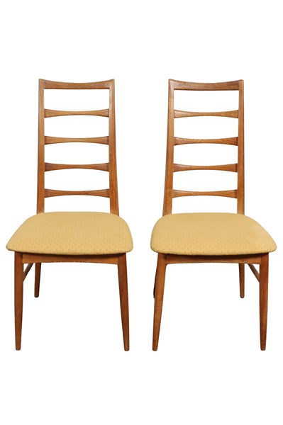 Lot 54 - PAIR OF LIZ DINING CHAIRS