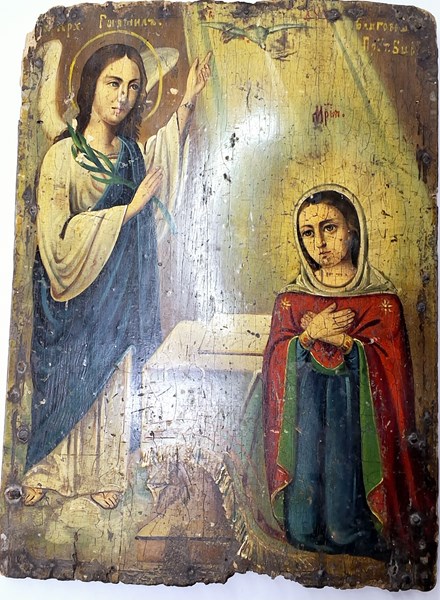 Lot 1040 - PAINTED ICON