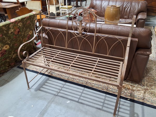 Lot 362 - GARDEN BENCH