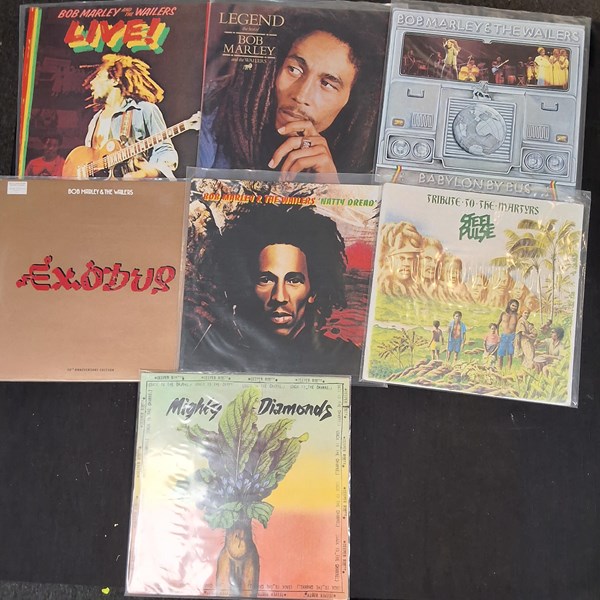 Lot 1162 - BOB MARLEY VINYL RECORDS