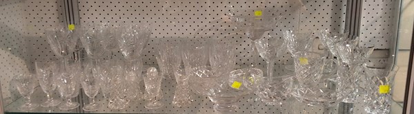 Lot 1236 - CRYSTAL STEMWARE