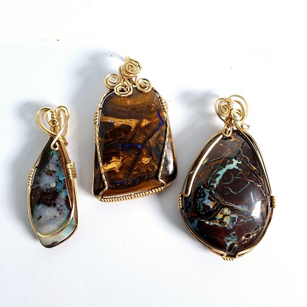 Lot 1025 - OPAL PENDANTS