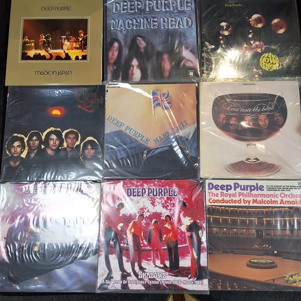 Lot 1181 - DEEP PURPLE VINYL