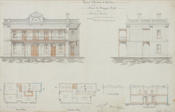 Lot 106 - PROPOSED ALTERATIONS & ADDITIONS TO THE MAID & MAGPIE HOTEL