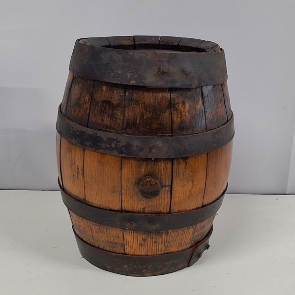 Lot 1298 - WOODEN BARREL