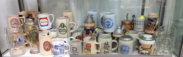 Lot 1450 - BEER STEINS